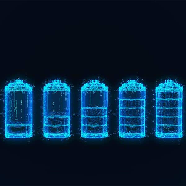 3D visualization of battery storage