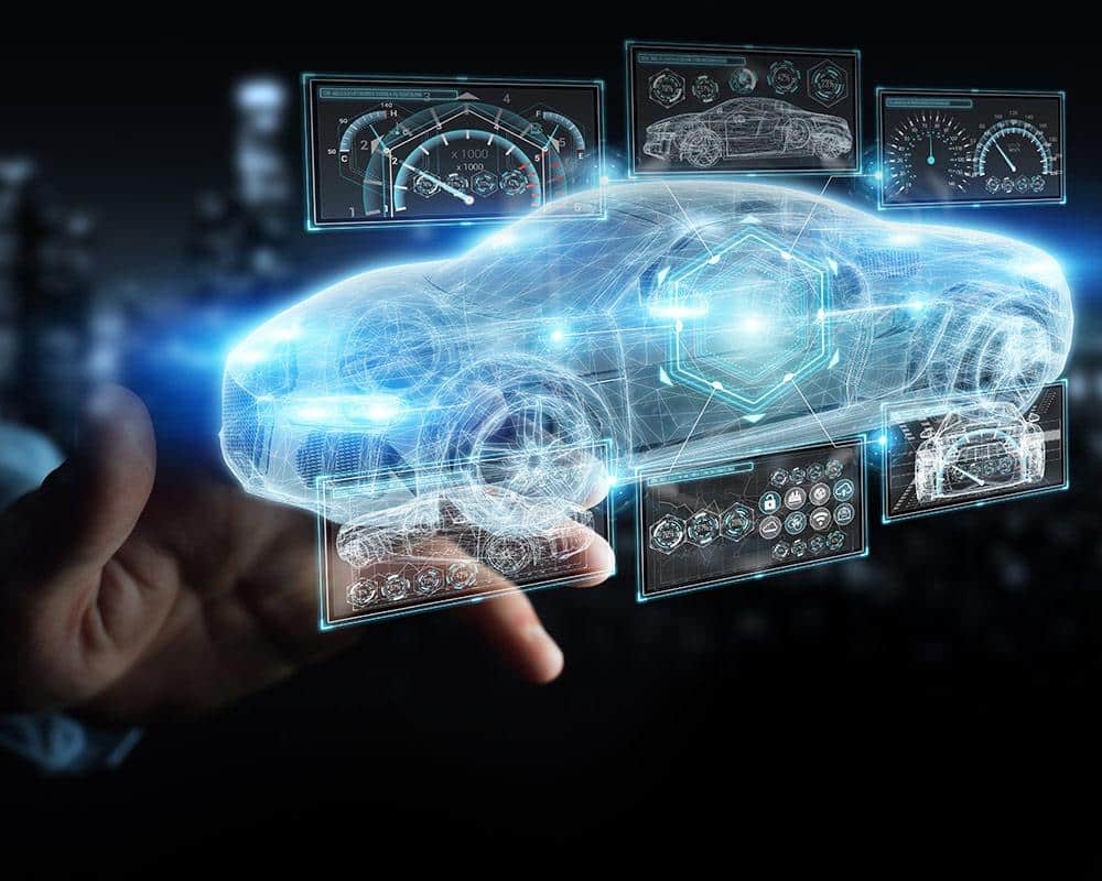 Automotive Technologies - Modern smart car interface