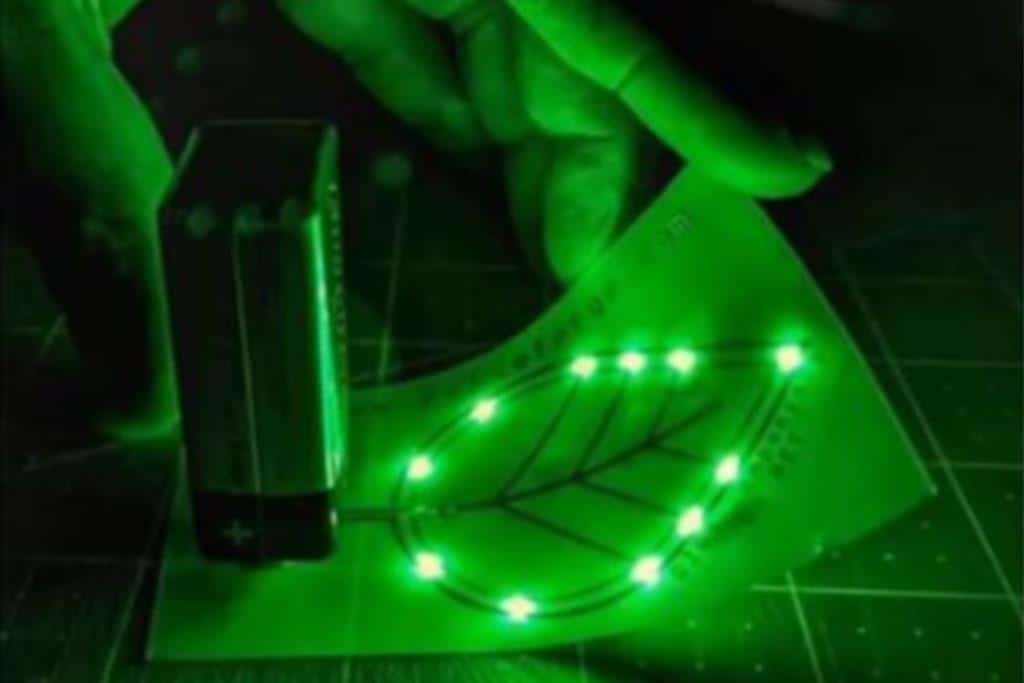 Soldering LEDs on Light Weight Plastics