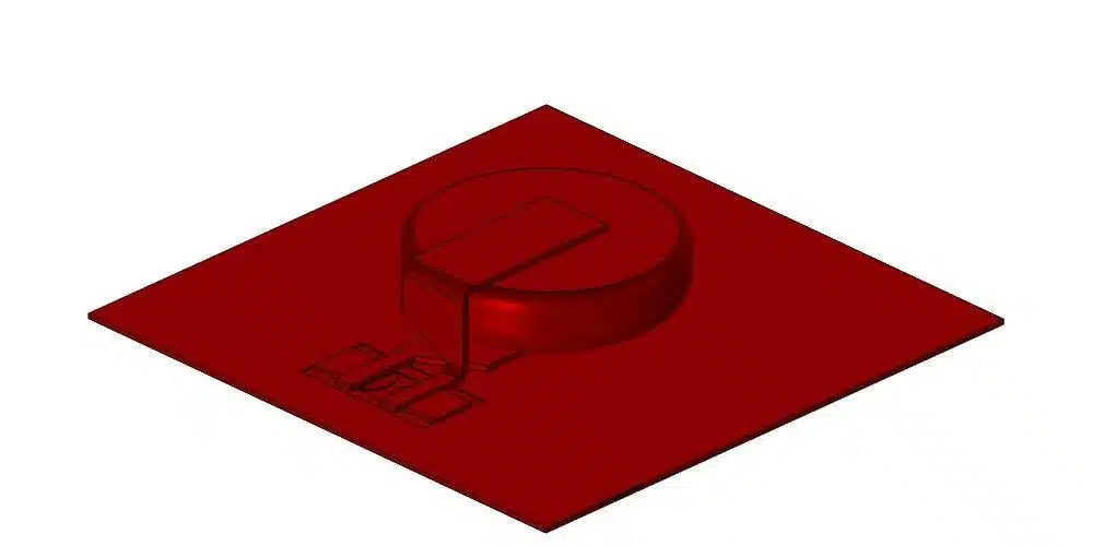 Simulation of soldered battery